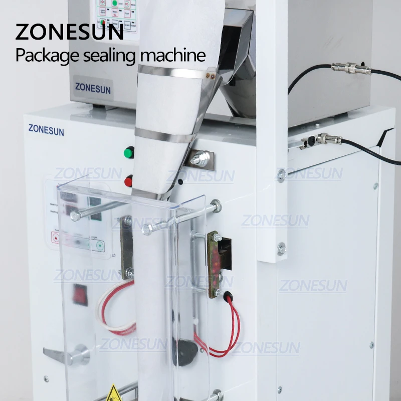ZONESUN Автоматическая 1-50 г сухое и массивное оборудование для наполнения орехов автоматическая упаковочная машина для порошкового чая