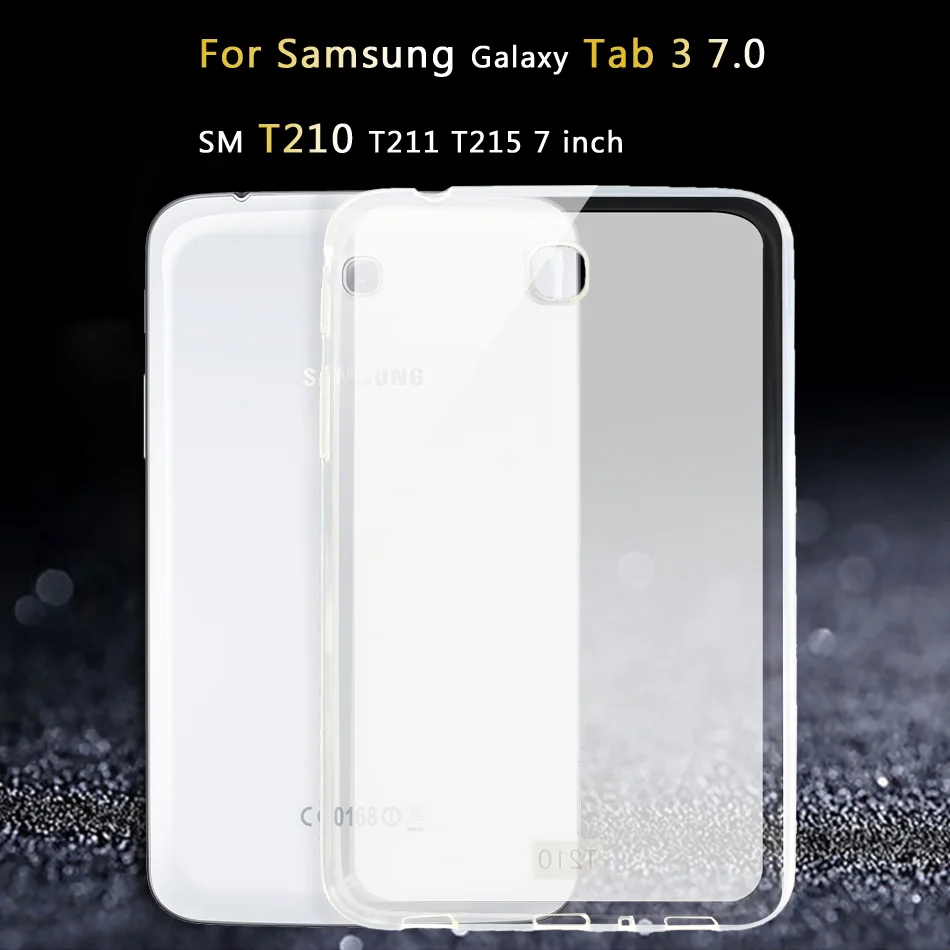 Планшетный чехол для samsung Galaxy Tab 2 3 4 Lite 7,0 8,0 10,1 SM T311 T530 T230 T110 T211 GT P5200 P5100 силиконовый мягкий чехол - Цвет: Tab 3 7.0 T210