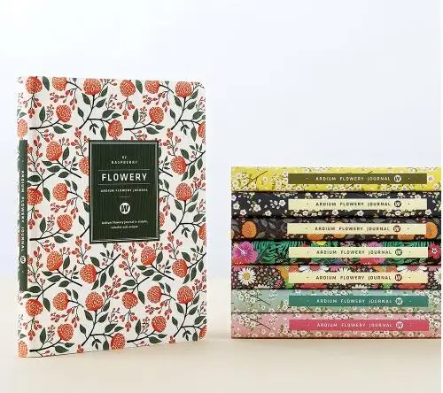 mini pocket floral leather weekly planner 11 5 15 5cm 192 pages