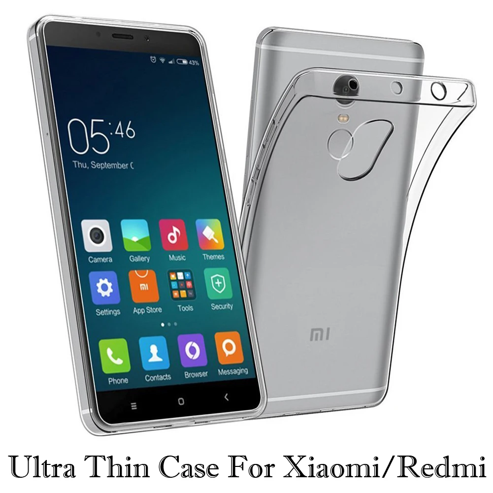 20/lot тонкий чехол Для Сяо mi красный Hong A1 6 5 5X плюс 5C 4A Примечание 5A 4X4 3 Prime Y1 Lite