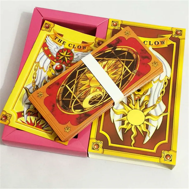 52Pcs Anime Kinomoto Cards Captor Figure printed Cosplay the clow Christmas children gift | Игрушки и хобби