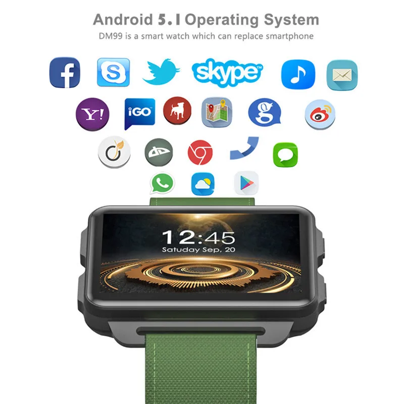 DM99 Smart Watch with heart rate monitor Bluetooth WiFi 3G GPS Men Smartwatch relogio inteligente For IOS Android reloj DM99 Smart Watch with heart rate monitor Bluetooth WiFi 3G GPS Men Smartwatch relogio inteligente For IOS Android reloj