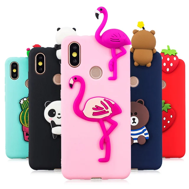 

Flamingo Case For Huawei Y6 2019 Cases For Huawei Y 6 Y6 Prime 2019 Cover on Soft TPU Silicone 3D Toys Cartoon Coque