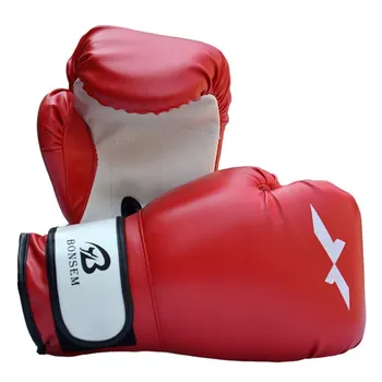 

Outdoor High Quality Men Women PU Leather Boxing Gloves Punching Mitten Muay Thai Boxing Gloves Equipment Boxer Accessory