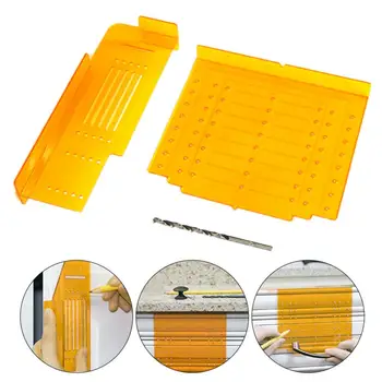 

Hole Locator Positioner Woodworking Plank Slotting Locator Cabinet Drilling Locator Limiter Clamp Woodworking Quick Delivery