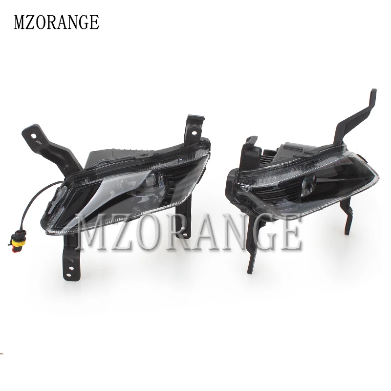  MZORANGE 1 Set Daytime Running Light For Hyundai Santa Fe 2019 DRL Day Light Front Fog Lamp White L - 33051508662