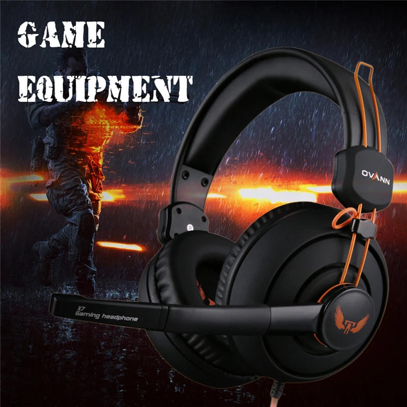 

TTLIFE Gaming Headset Stereo Sound 3.5m Wired Headphone Voice control with Hidden Microphone for Computer game