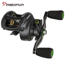 Piscifun Phantom baitcasing катушка рыболовные снасти 7,0: 1 Передаточное отношение 7,7 кг Максимальное сопротивление 7 подшипников двойной тормоз Сверхлегкий углеродное волокно