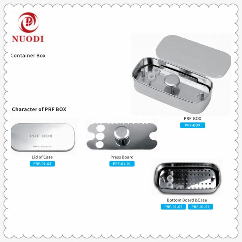 MCT Plate Rich Fibrin box/Dental Implant container box/Dental Implant kit PRF BOX/Dental Implant Instrument dental implant biomaterials