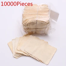 10000 Pieces Sheepskin Cloth Scissors Cleaning Tools Leather Cloth Wipe Tool Clean Scissors Cloth For Wiping Scissors 6501