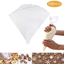 100Pcs Disposable Cream Pastry Bag Cake Icing Piping Decorating Tool Cupcake Decorating Piping Icing Bag 100Pcs Disposable Cream Pastry Bag Cake Icing Piping Decorating Tool Cupcake Decorating Piping Icing Bag