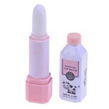 Milch Feuchtigkeits Lip Balm Lip Schutz Süßer Geschmack Lippen Pflege Schönheit Kosmetik Für Schönheit Zufällige Farbe 6.8*1,8 cm