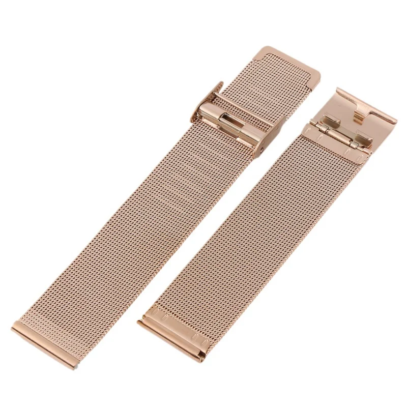 

Women Universal Stainless Steel Metal Watchband Men Watch Band Strap Bracelet 12-24mm Wholesale