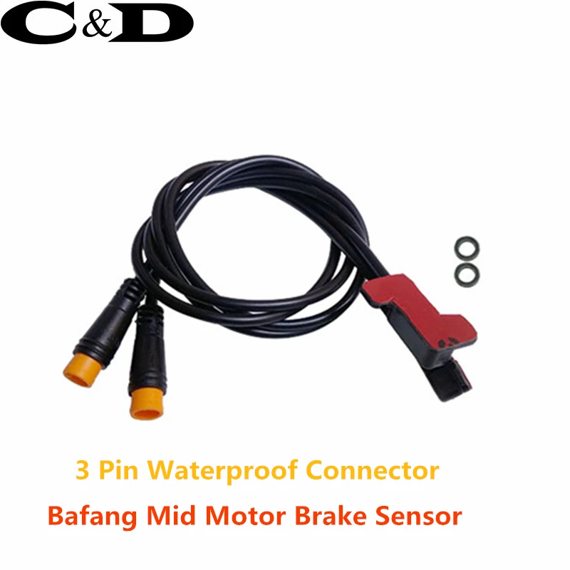 

Bafang Mid Motor Brake Sensor 3 Pin Waterproof Connector Plug Power Cut off Sensor gear shifter combined hydraulic brake lever