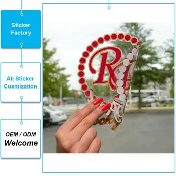 

UV protected OUTDOOR DURABLE waterproof static clind custom non adhesive sticker