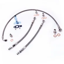 Kinugawa Turbo Oil & Water Linha de Kit para VOLVO 740 940 B230FT w/Estoque para Mitsubishi TD04 turbo