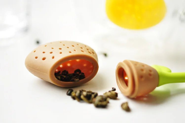 2 шт. Силиконовый ситечко для чая милый груши Форма 4 цвета, многоразовый фильтр для чая, творческий фильтр чайного мешка для сыпучего листа, фильтр для Зеленый чай заварник в кружку для заварки чая, Прекрасные подарки
