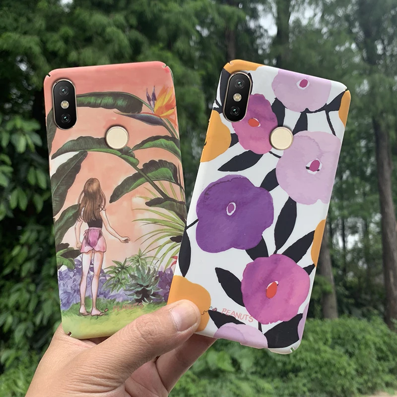 YonLinTan чехол для Xiaomi mi 8 Se 8se 6 15 Роскошный Жесткий с рисунком из мультфильма и