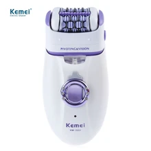 Kemei KM2668 2 in 1 Women Hair Remover Electric Hair Trimmer For Armpit Bikini Leg Lady Removal Epilator Female Body Care Shaver