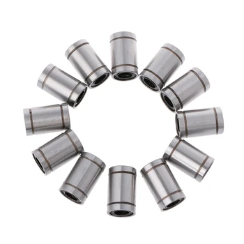 

12Pcs/Set LM8UU 8mm Shaft CNC Linear Bearing Ball Bushing 8x15x24mm For 3D Printer Part Durable And Sturdy