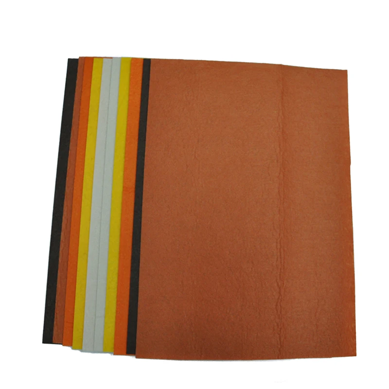 

QITAI 10pcs/lot Non Woven Fabric 2MM Thickness Polyester Felt Sheets Of Home Decoration Pattern Bundle For Sewing Dolls Crafts