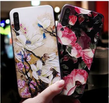 

Huawei p30 lite Case silicone 3d relief luxury soft tpu Painted serise phone case for huawei nova 4e p30 lite cover fundas