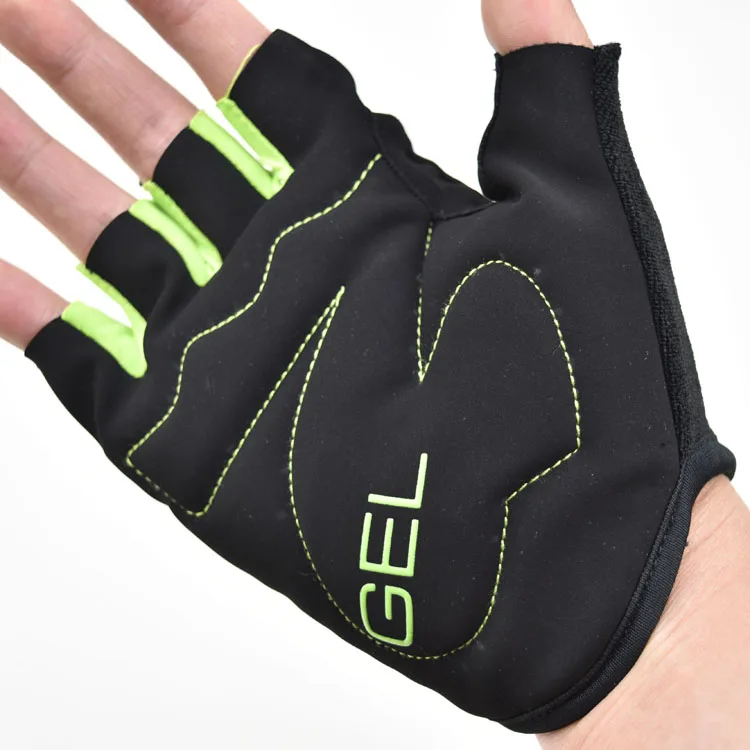 Breathable Non-slip Mens Half Finger Cycling Gloves, Summer Sports Wear Bike Gloves, mtb Gloves with Gel Pad (25)