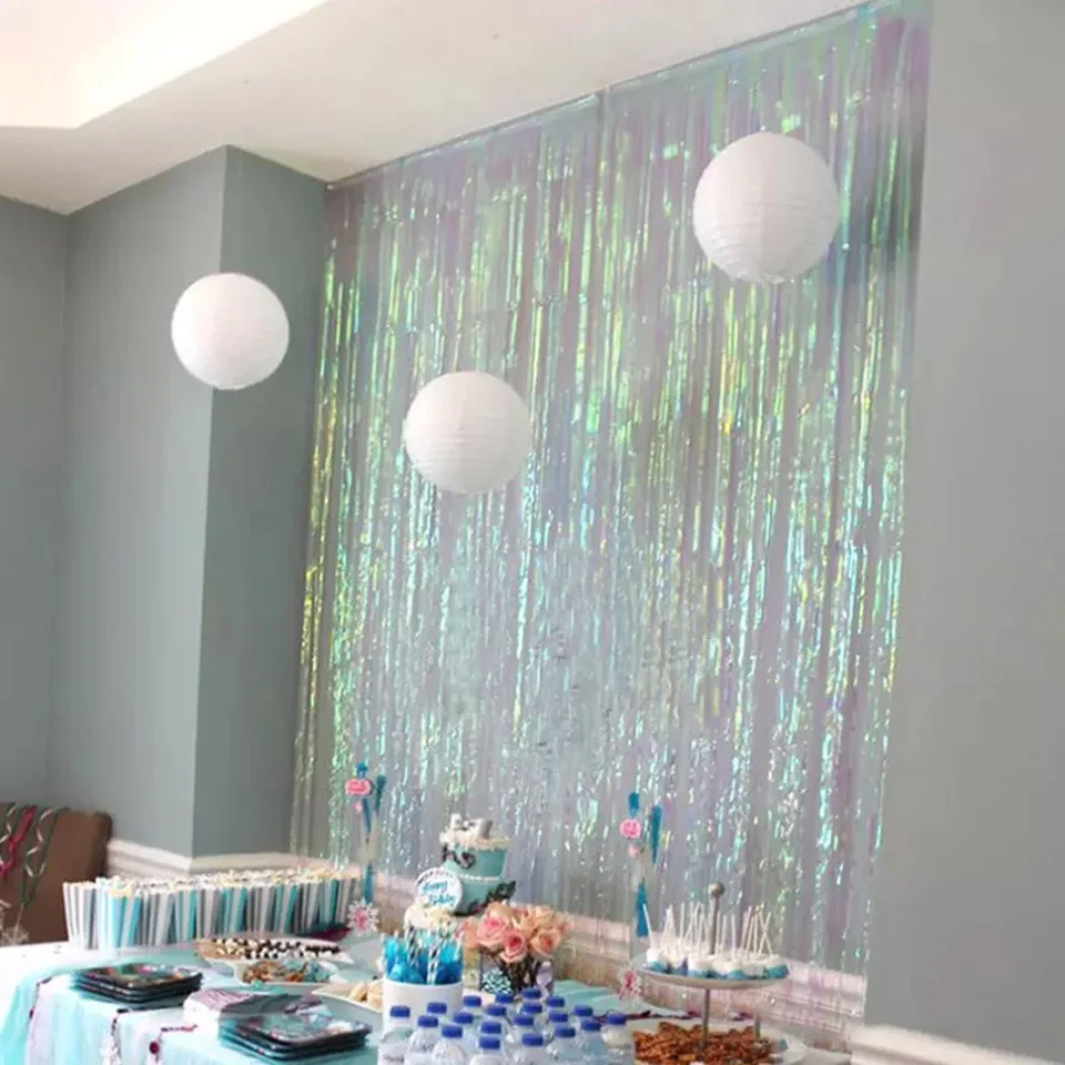 NICROLANDEE 3M дождь Шторы красочными кисточками новые украшения Новый DIY Декор