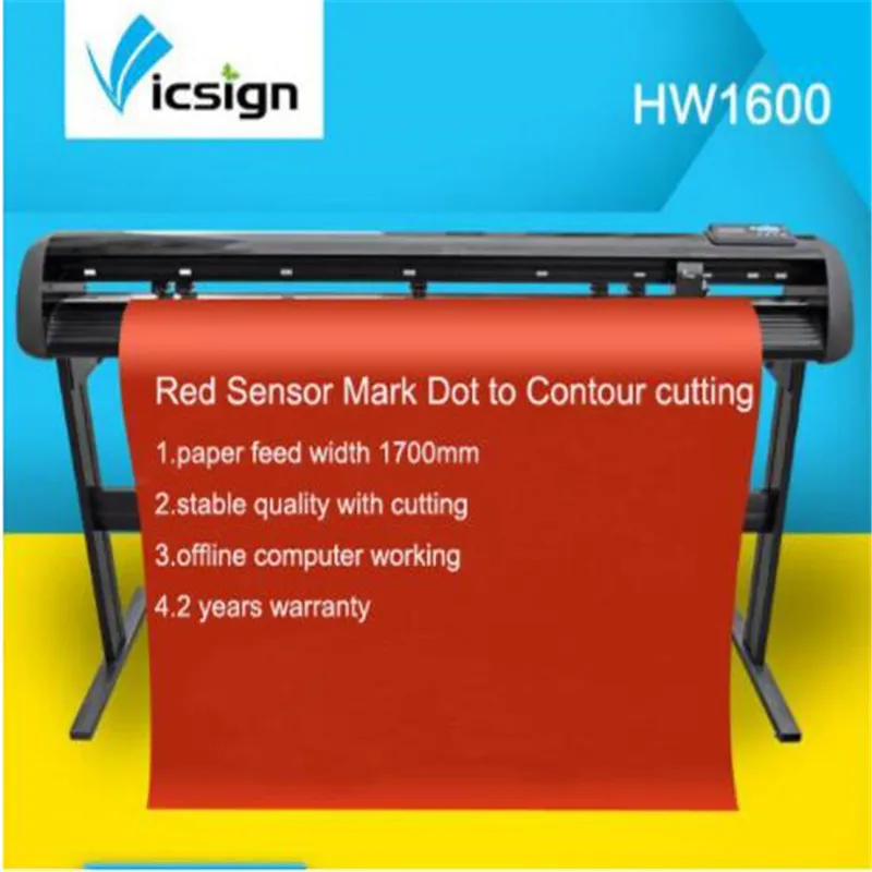US $1.200.00 Vicsign 64 Inch Vinyl Cutter Plotter Machine For Adverts Decals Design Office Work Cutting Plotter