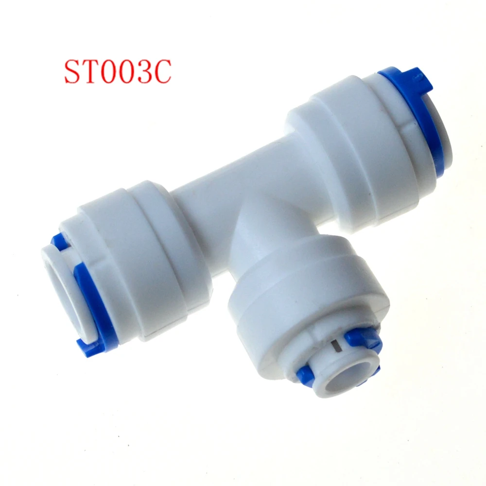 Harga Dari Selang Tabung Koneksi Cepat Type T RO Air Konektor Reverse Osmosis Akuarium Sistem Plastik Tee Pipe Fittings ST003
