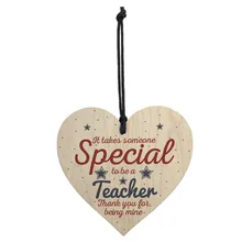 Ручной работы Висячие сердце подарок для учителя оставить подарок Спасибо Подарки# T2
