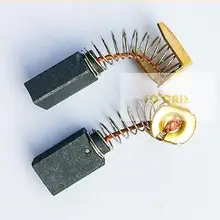2 шт Электрический инструмент запасные части 13x8x5 мм Мотор углеродная щетка 0,5" x 0,3" x 0," автомобиль