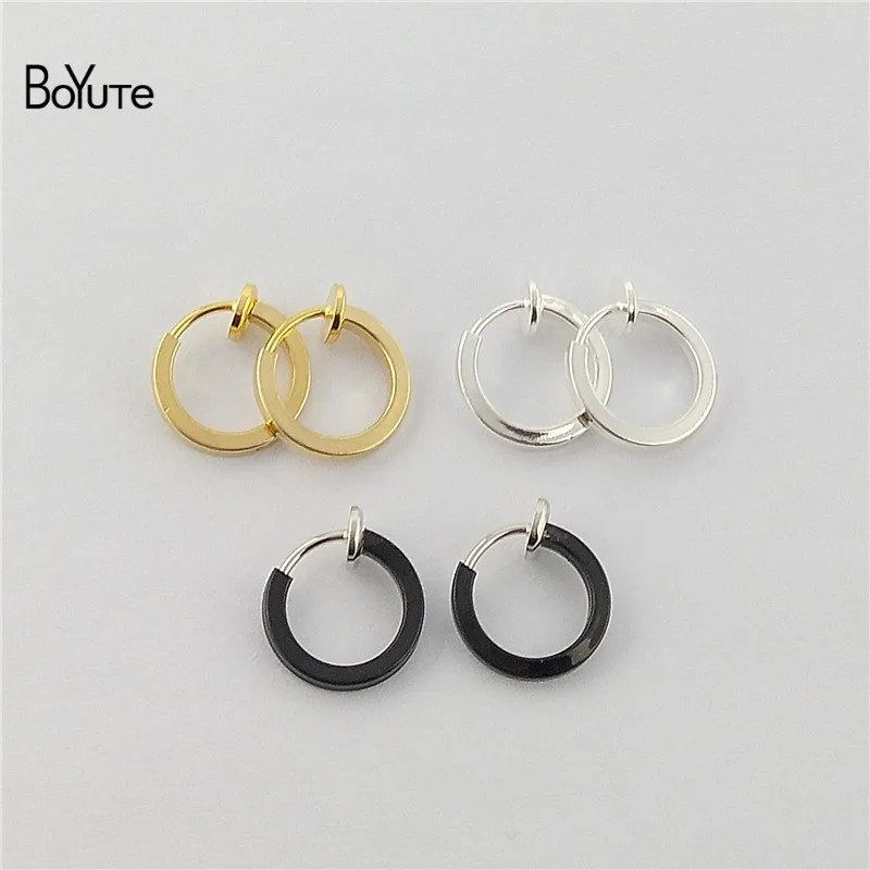 BoYuTe 5 Pairs 111.8MM Metal Copper No Pierced Spring Ear Clip Ear Cuff Earrings Jewelry Accessories (6)