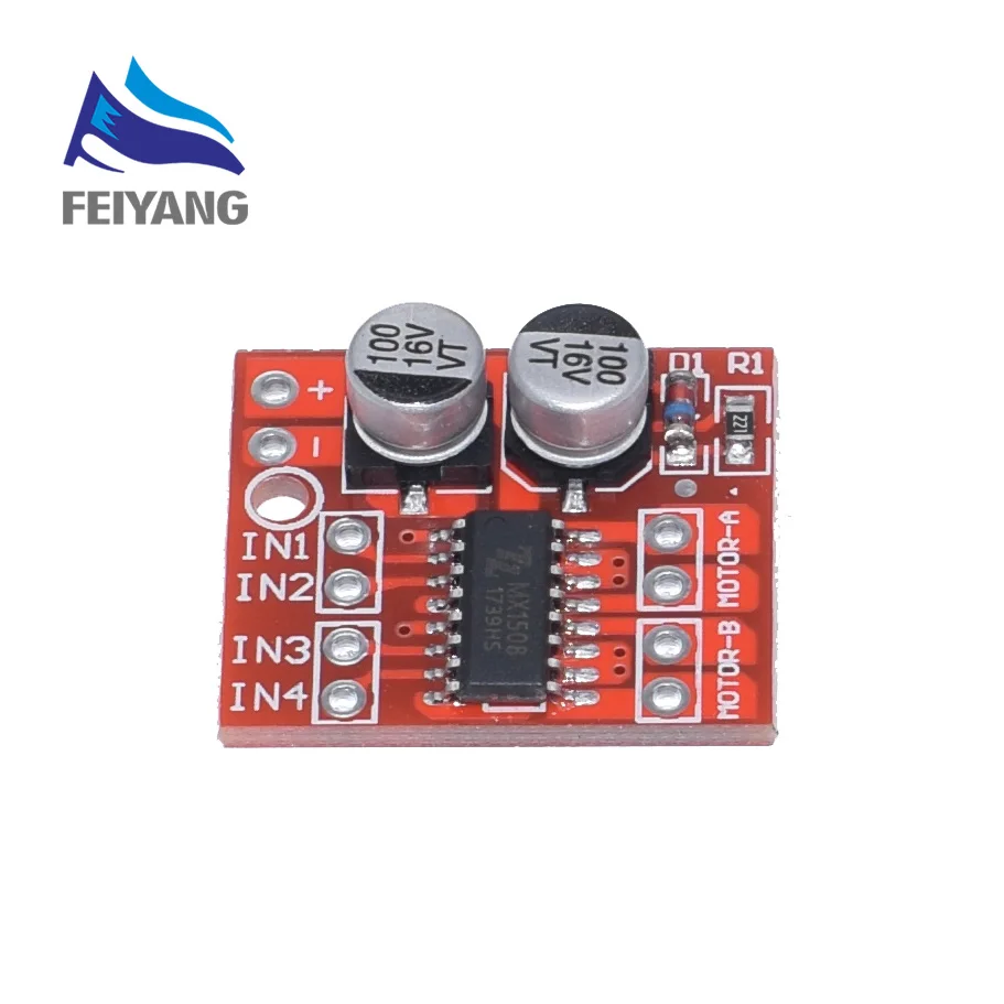 

1pcs SAMIORE ROBOT 2 DC motor drive module reversing PWM speed dual H bridge stepper motor Mini victory L298N