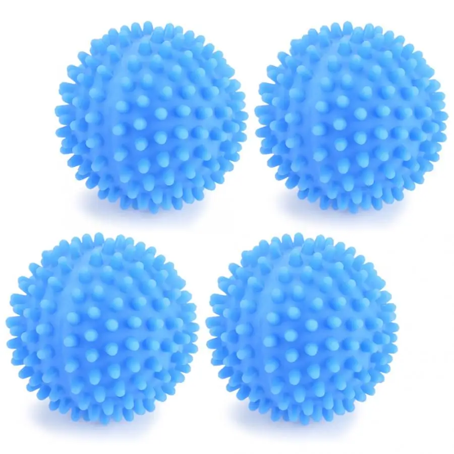 Household 4pcs/Set PVC Dryer Balls Reusable Clean Tools Laundry Washing Drying Fabric Softener Ball Dry Laundry Products