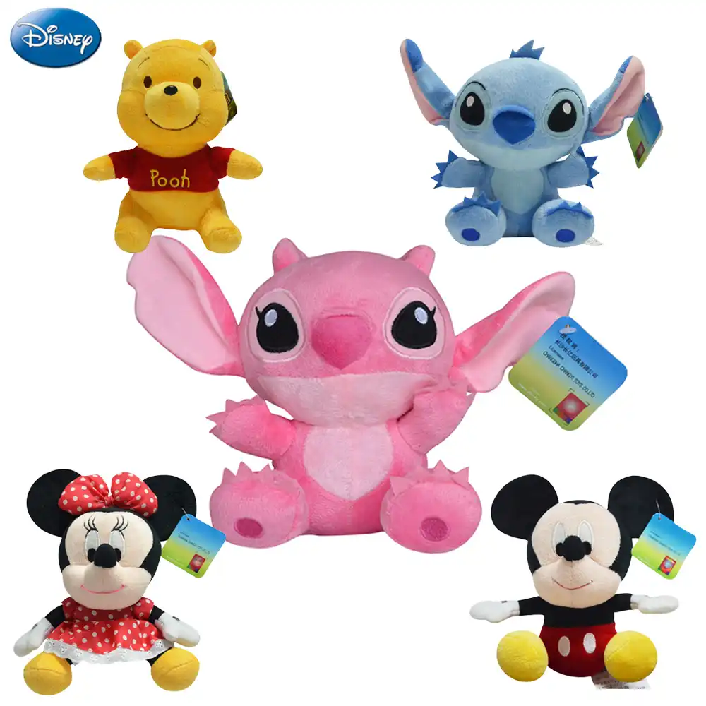 christmas mickey and minnie plush