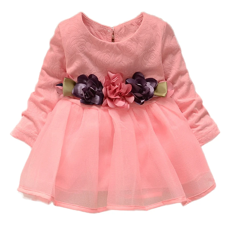 

2018 beautiful sleeveless Summer New Cotton Baby Infant Fairy Tale Petals Colorful Dress Chiffon Princess Newborn Baby Dresses G