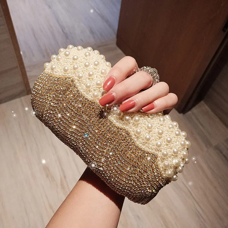 2018 heißer verkäufer schöne Frau Abend tasche Frauen Diamant Strass Kupplung Kristall Tag Kupplung Brieftasche Hochzeit Geldbörse Partei Bankett