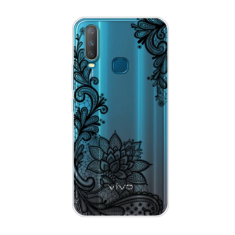 Мультяшный чехол Vivo Y17 мягкий силиконовый накладка для телефона Y 17 VivoY17