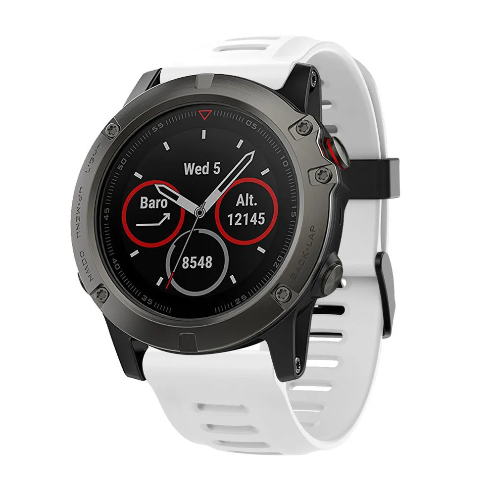 Спортивный Браслет для Garmin Fenix 5X Plus, умные часы, спортивная мягкая замена для силиконового ремешка, полосы, аксессуары для наручных часов l1011#2