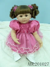 New vinyl silicone reborn baby dolls accompany handmade lifelike princess toddler doll kid fashion christmas new year gifts