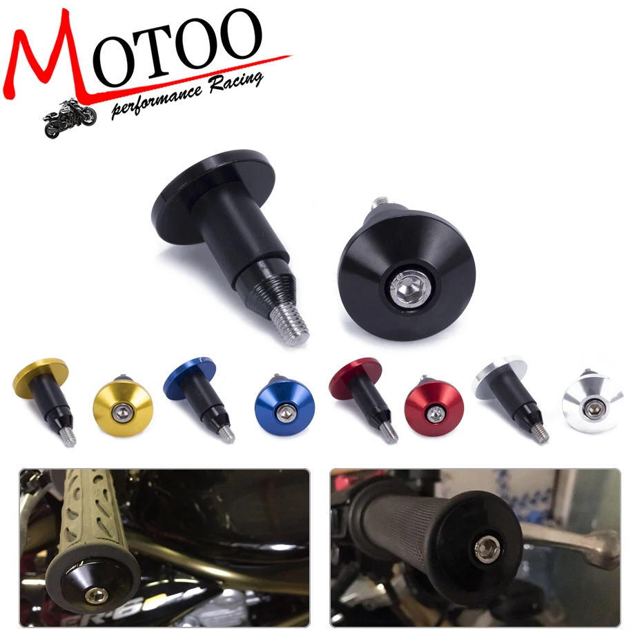 Motoo 7/8''22 motorcycle handlebar cap motocross handle bar grips ends