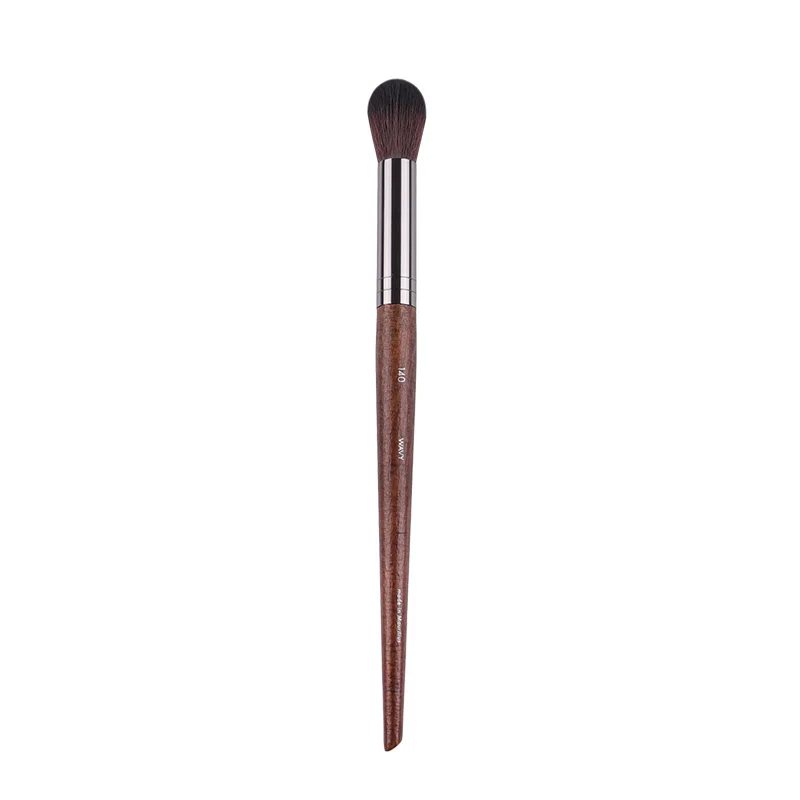 High Quality Highlighter Brush #140 Wood Handle Wavy Synthetic Hair Small Highlighting Blush Makeup Brush