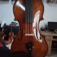 Масте 4/4 скрипки с верхом из обожжённого Клёна модель Гварнери 1743 Отличная ручная работа No3