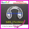 20pcs Soft Clear Bridge Conjoined Silicone Nose Pads For Glasses Eyeglass Spectacle Eyewear 5 Size Options Free Shipping 2