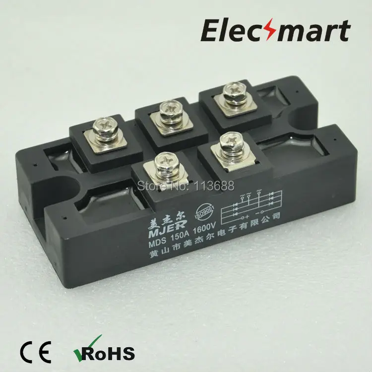 

SanRex Type BRIDGE RECTIFIER MODULE MDS150A 1600V DF200AA160