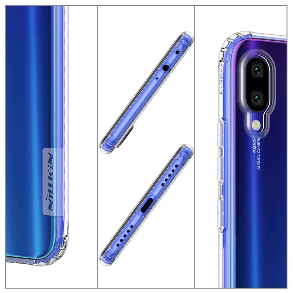 Для Xiaomi Redmi Note 7 чехол Nillkin натуральный прозрачный мягкий кремний TPU Защитный чехол для Redmi Note 7 Pro Чехол 6,3''