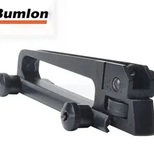 Съемная ручка для переноски заднего вида AR15 подставка Регулируемая подходящая класс плоский верхний прицел крепления для охоты страйкбол HT2-0015