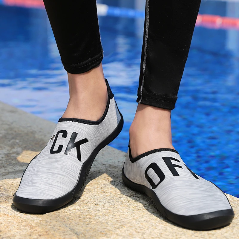 الرجال امرأة الشاطئ الصيف في الهواء الطلق أحذية مقاومة للانزلاق السباحة النعال المنبع تصفح التجفيف السريع أحذية الجلد جورب المياه اللياقة ا...