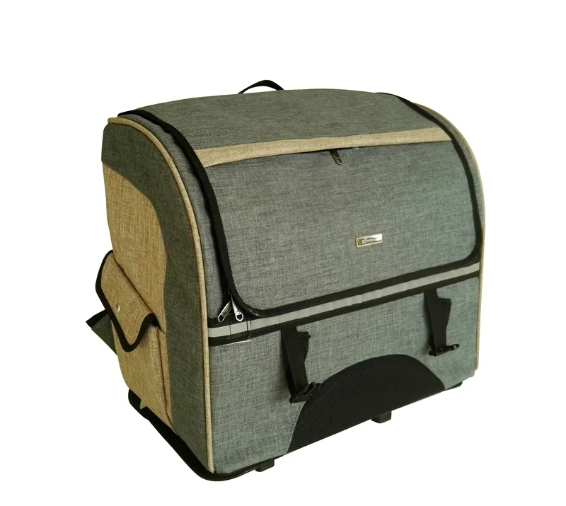 Тележка для домашних животных для животных, сумка для собак, снаружи сумки Собака багаж на ролликах для переноски животных